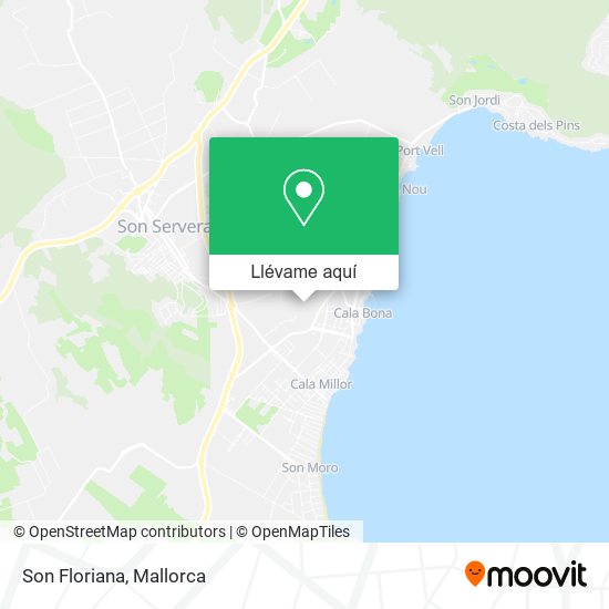 Mapa Son Floriana
