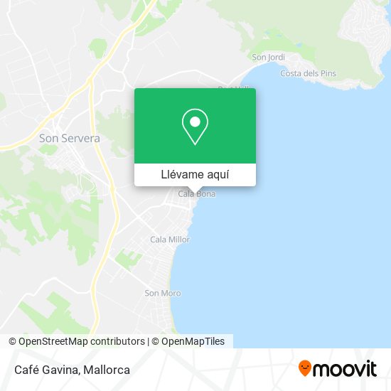 Mapa Café Gavina