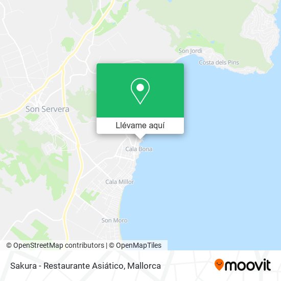 Mapa Sakura - Restaurante Asiático