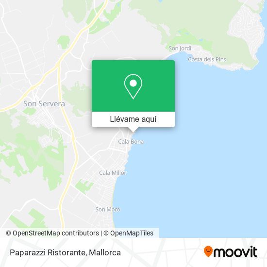 Mapa Paparazzi Ristorante
