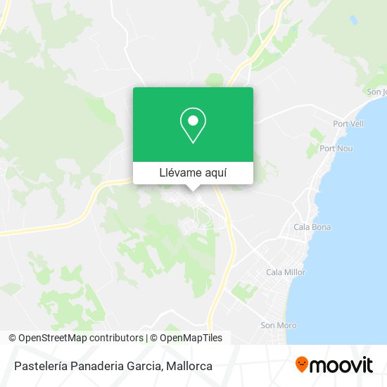 Mapa Pastelería Panaderia Garcia