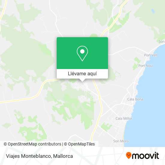 Mapa Viajes Monteblanco