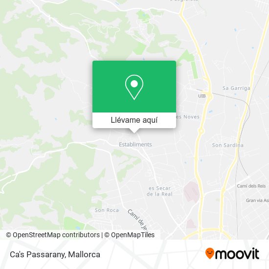 Mapa Ca's Passarany