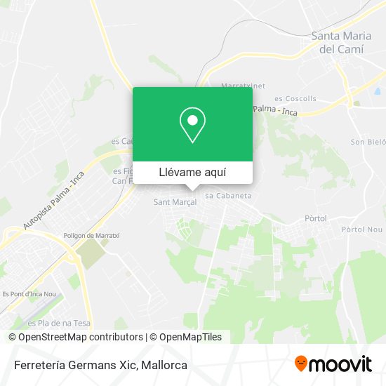 Mapa Ferretería Germans Xic