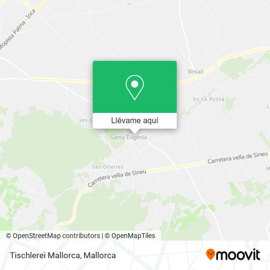 Mapa Tischlerei Mallorca