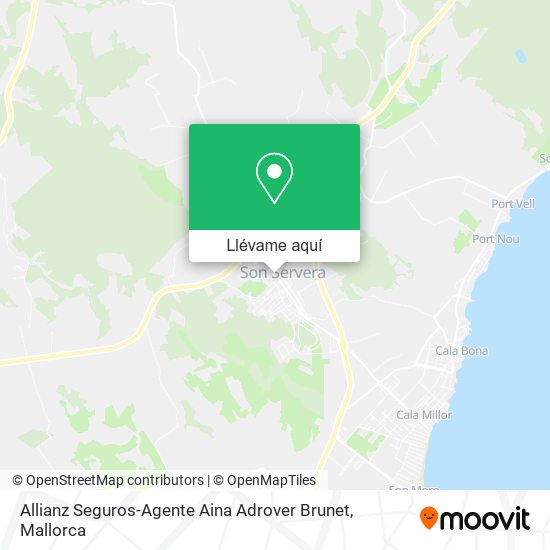 Mapa Allianz Seguros-Agente Aina Adrover Brunet