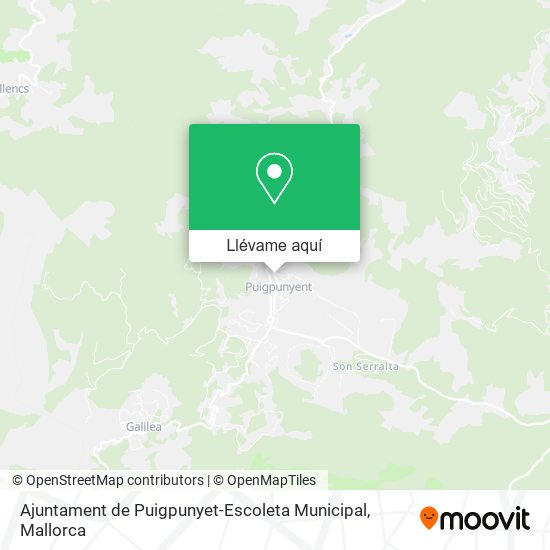 Mapa Ajuntament de Puigpunyet-Escoleta Municipal
