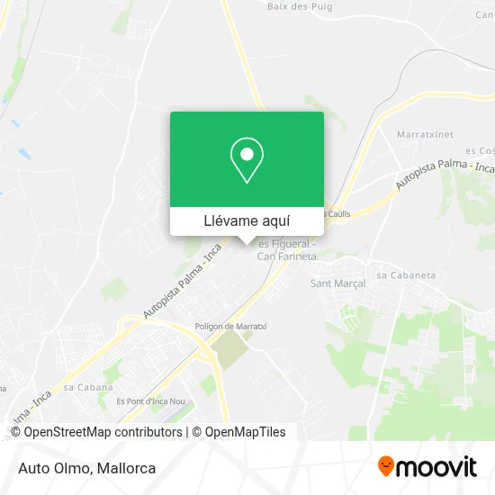Mapa Auto Olmo