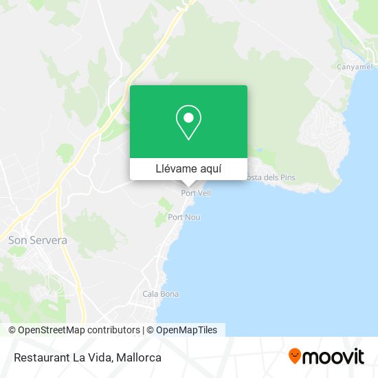 Mapa Restaurant La Vida
