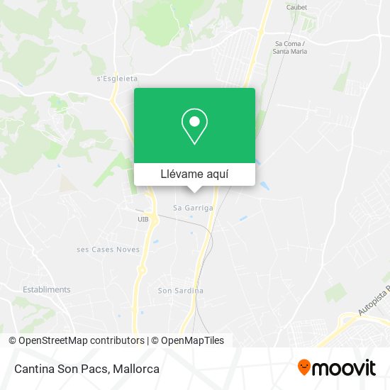 Mapa Cantina Son Pacs