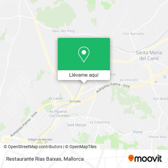 Mapa Restaurante Rías Baixas