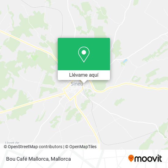 Mapa Bou Café Mallorca