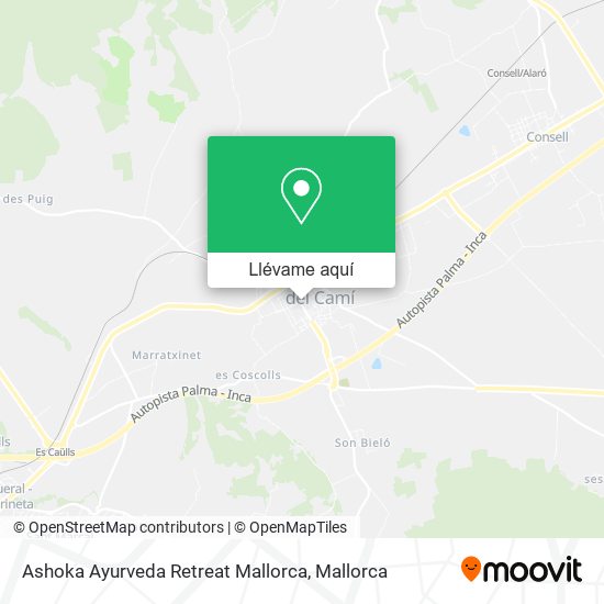 Mapa Ashoka Ayurveda Retreat Mallorca