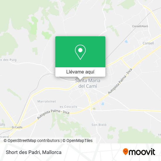 Mapa Short des Padri
