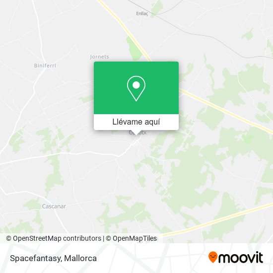Mapa Spacefantasy