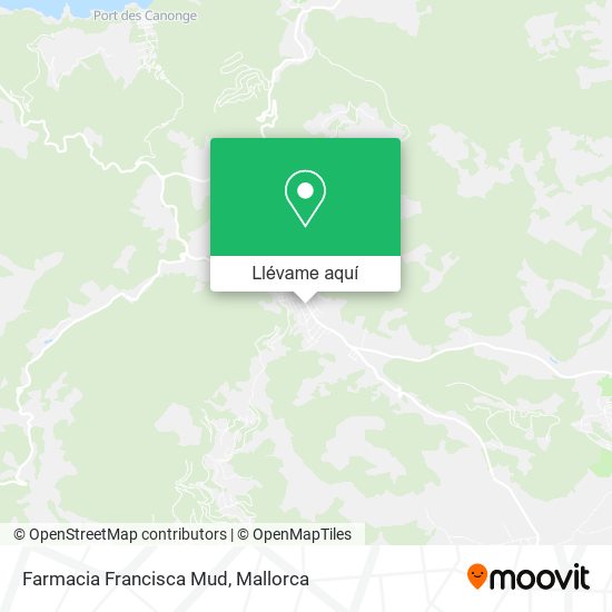 Mapa Farmacia Francisca Mud