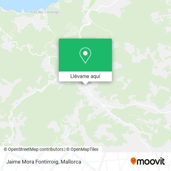 Mapa Jaime Mora Fontirroig