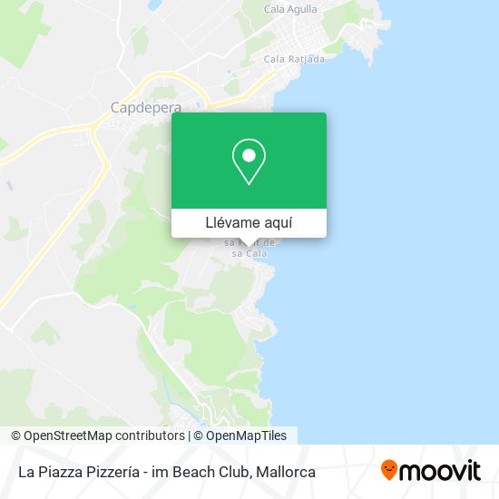 Mapa La Piazza Pizzería - im Beach Club