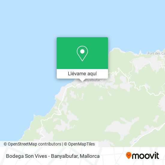 Mapa Bodega Son Vives - Banyalbufar