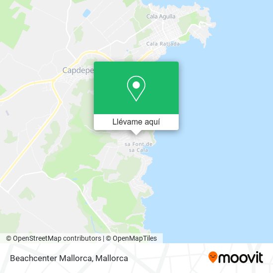 Mapa Beachcenter Mallorca