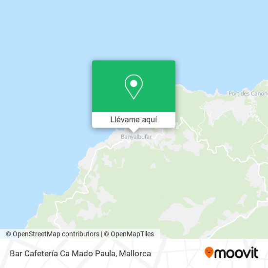 Mapa Bar Cafetería Ca Mado Paula