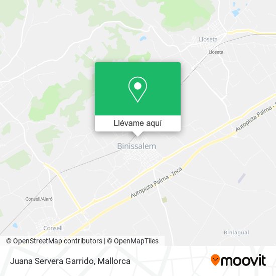Mapa Juana Servera Garrido