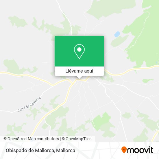 Mapa Obispado de Mallorca