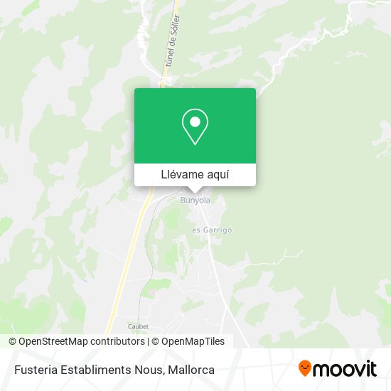 Mapa Fusteria Establiments Nous