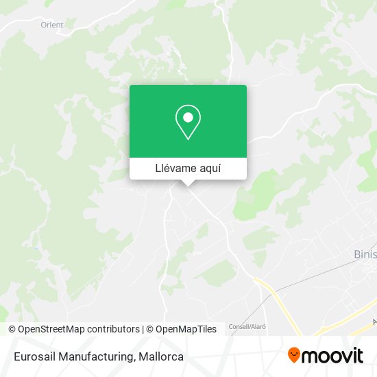 Mapa Eurosail Manufacturing