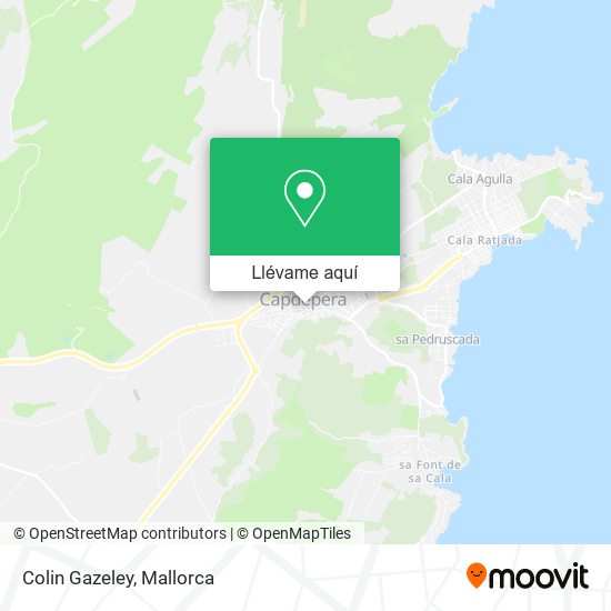 Mapa Colin Gazeley
