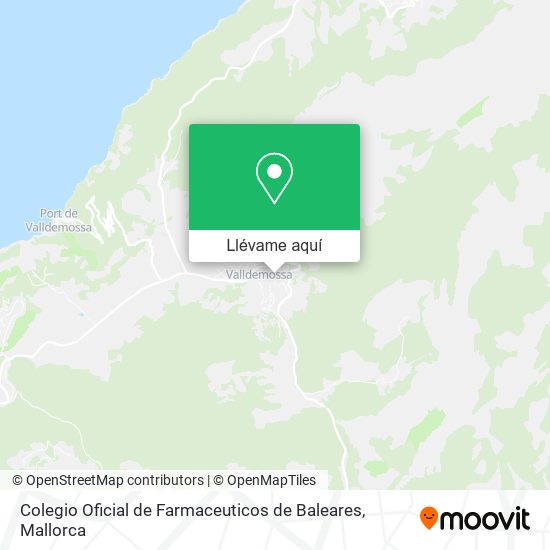 Mapa Colegio Oficial de Farmaceuticos de Baleares