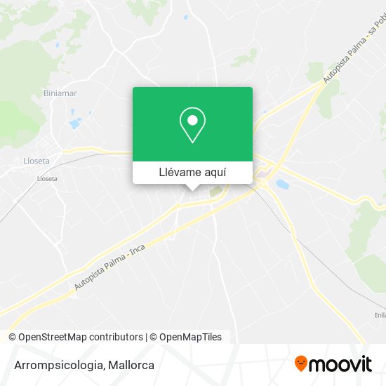 Mapa Arrompsicologia
