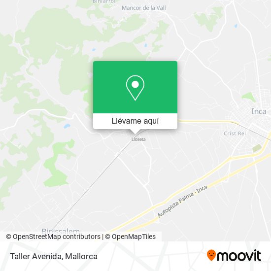 Mapa Taller Avenida