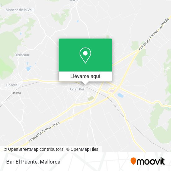Mapa Bar El Puente