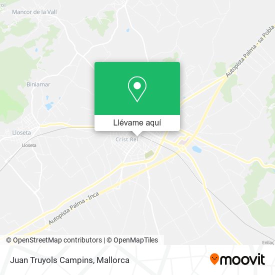 Mapa Juan Truyols Campins