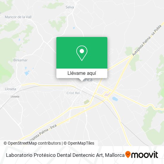 Mapa Laboratorio Protésico Dental Dentecnic Art