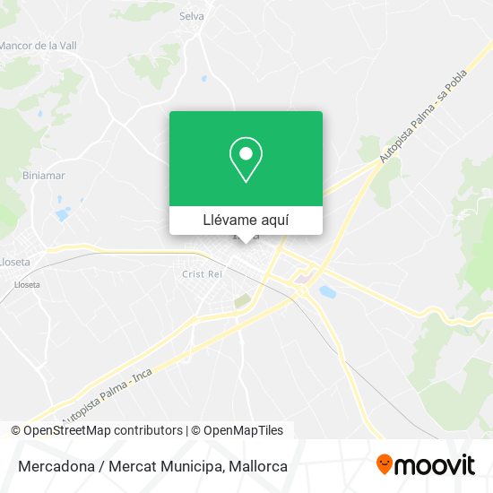 Mapa Mercadona / Mercat Municipa