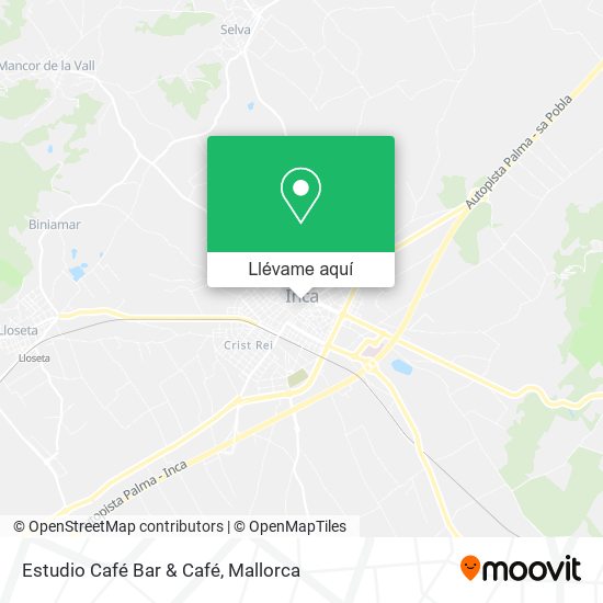Mapa Estudio Café Bar & Café
