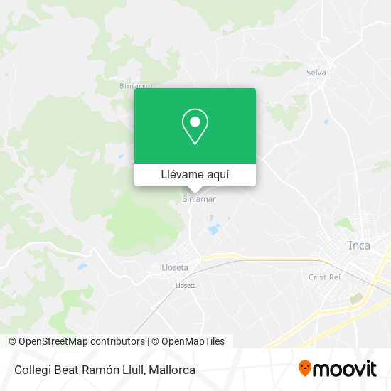 Mapa Collegi Beat Ramón Llull
