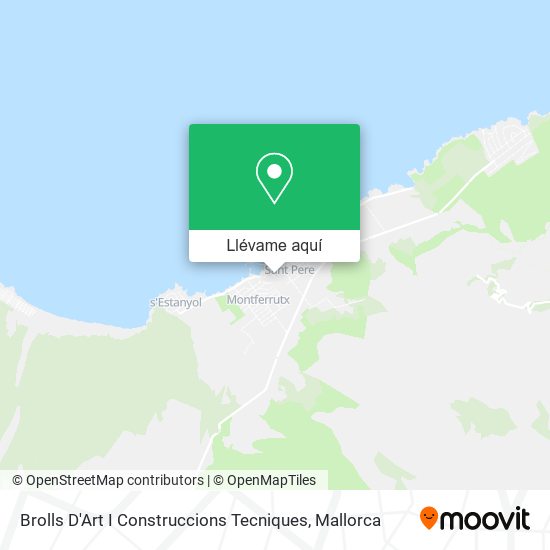 Mapa Brolls D'Art I Construccions Tecniques