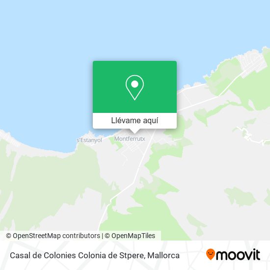 Mapa Casal de Colonies Colonia de Stpere