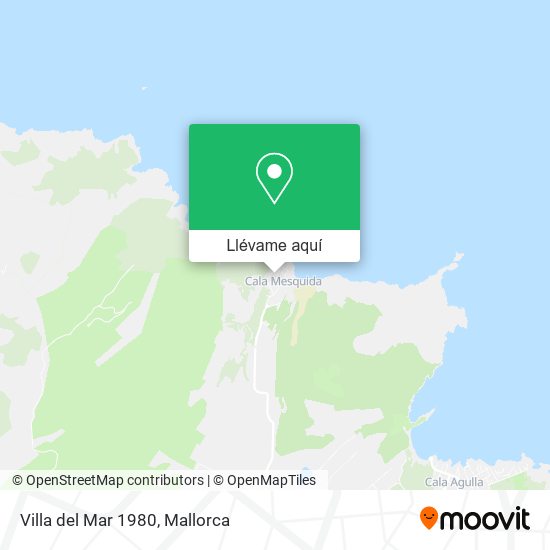 Mapa Villa del Mar 1980