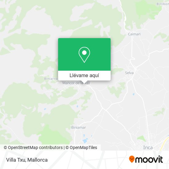 Mapa Villa Txu