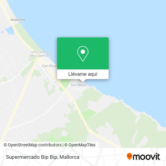 Mapa Supermercado Bip Bip