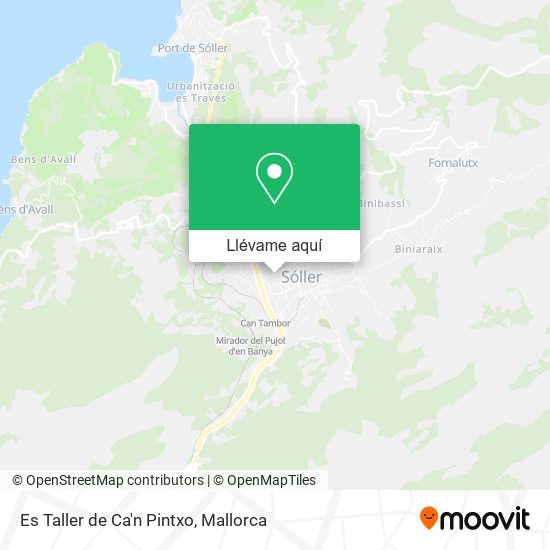 Mapa Es Taller de Ca'n Pintxo