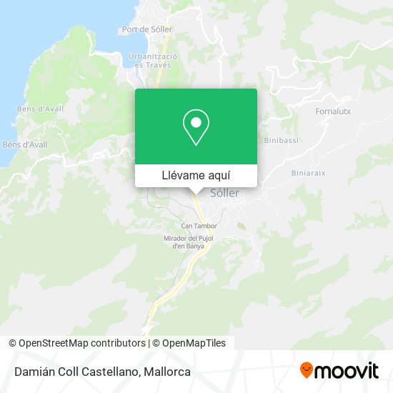 Mapa Damián Coll Castellano