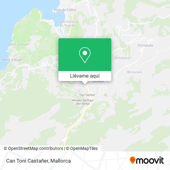 Mapa Can Toni Castañer