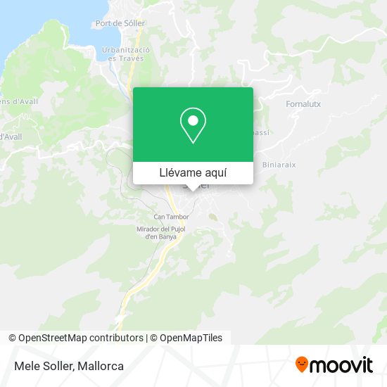 Mapa Mele Soller