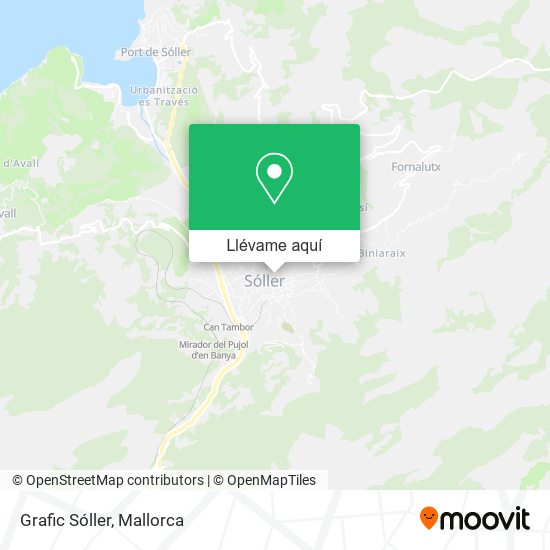 Mapa Grafic Sóller