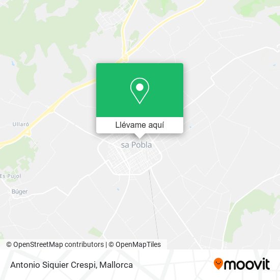 Mapa Antonio Siquier Crespi
